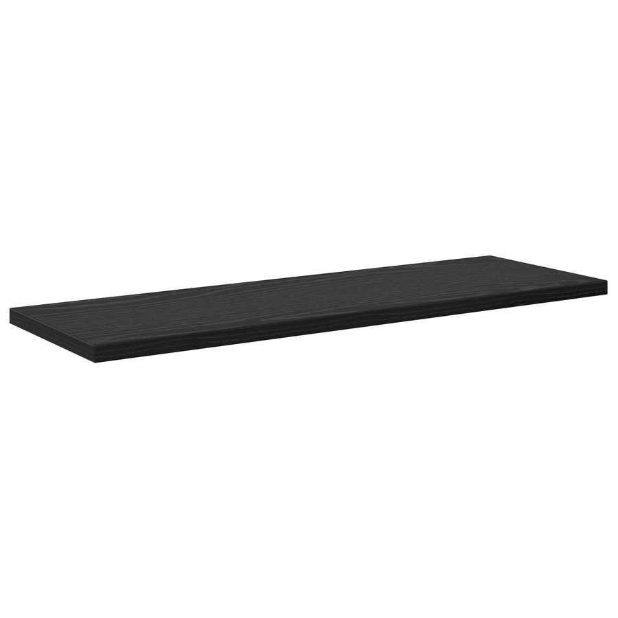 Wandplanken Zwart eiken Bewerkt hout 60 x 20 x 1.5 cm Eenvoudig