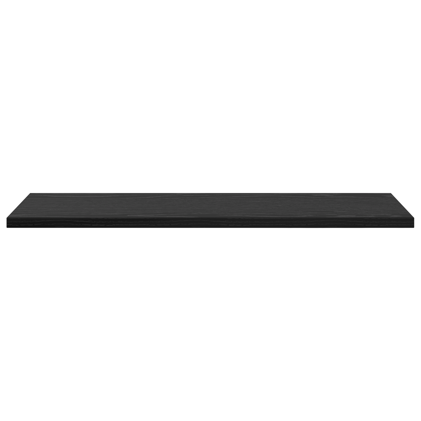 Wandplanken Zwart eiken Bewerkt hout 60 x 20 x 1.5 cm Eenvoudig