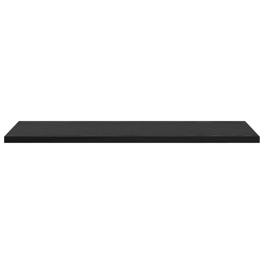 Wandplanken Zwart eiken Bewerkt hout 60 x 20 x 1.5 cm Eenvoudig