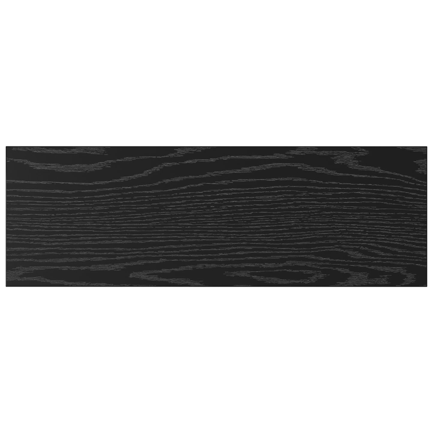 Wandplanken Zwart eiken Bewerkt hout 60 x 20 x 1.5 cm Eenvoudig