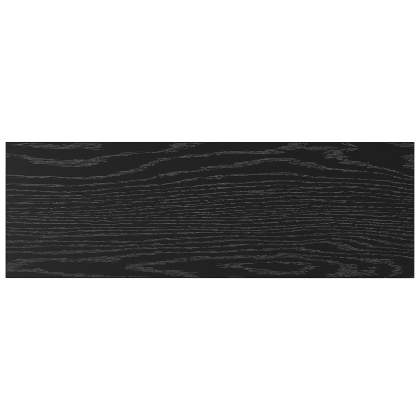 Wandplanken Zwart eiken Bewerkt hout 60 x 20 x 1.5 cm Eenvoudig