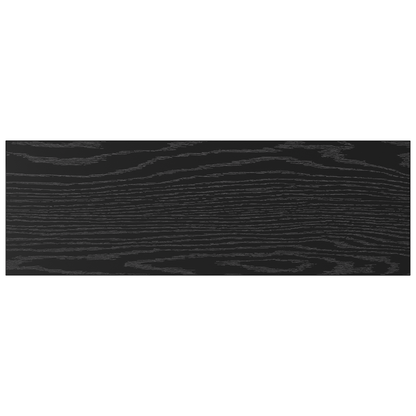 Wandplanken Zwart eiken Bewerkt hout 60 x 20 x 1.5 cm Eenvoudig