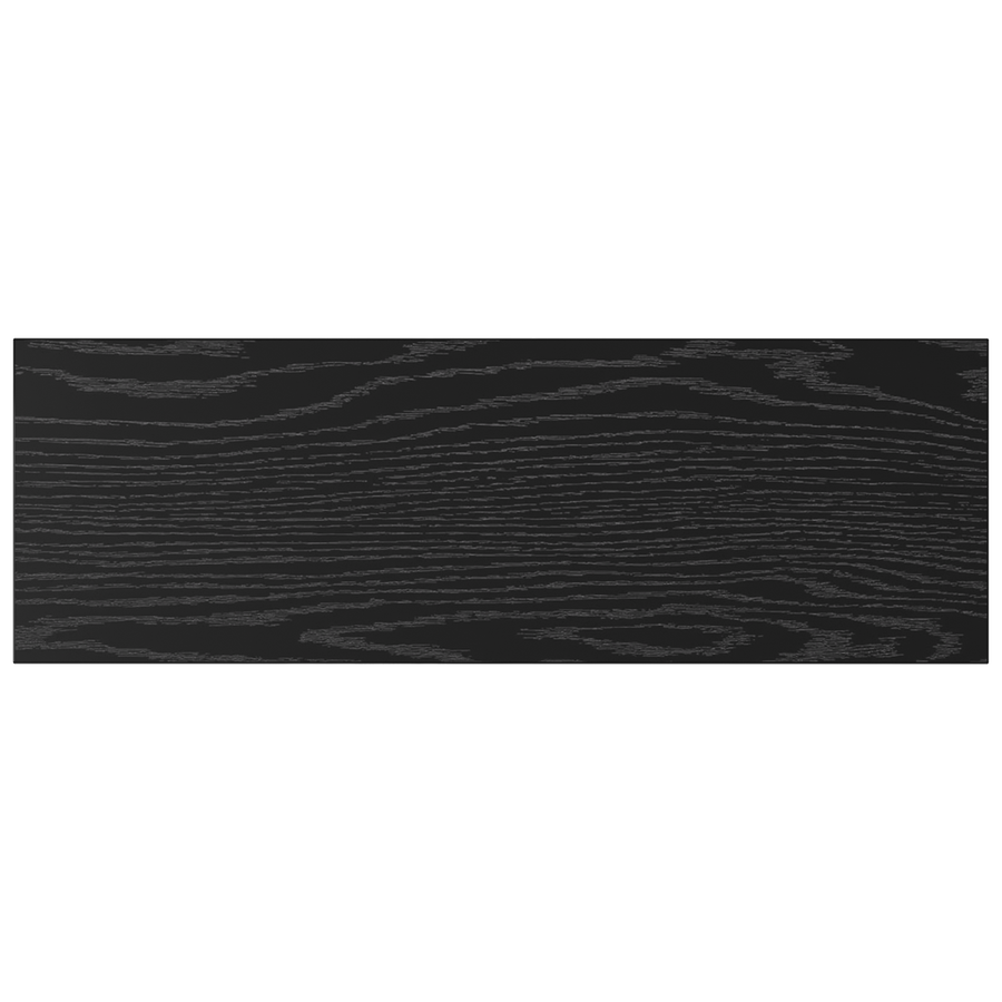 Wandplanken Zwart eiken Bewerkt hout 60 x 20 x 1.5 cm Eenvoudig