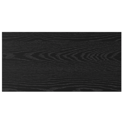 Wandplanken Zwart Eiken MDF 60 x 30 x 1.5 cm Rechthoekig