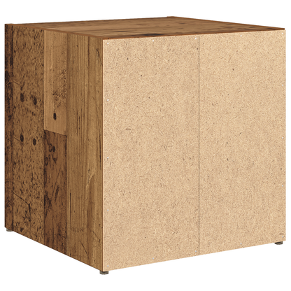 TV-kasten 4 stuks Oud hout 37x35x37 cm Houtwerk