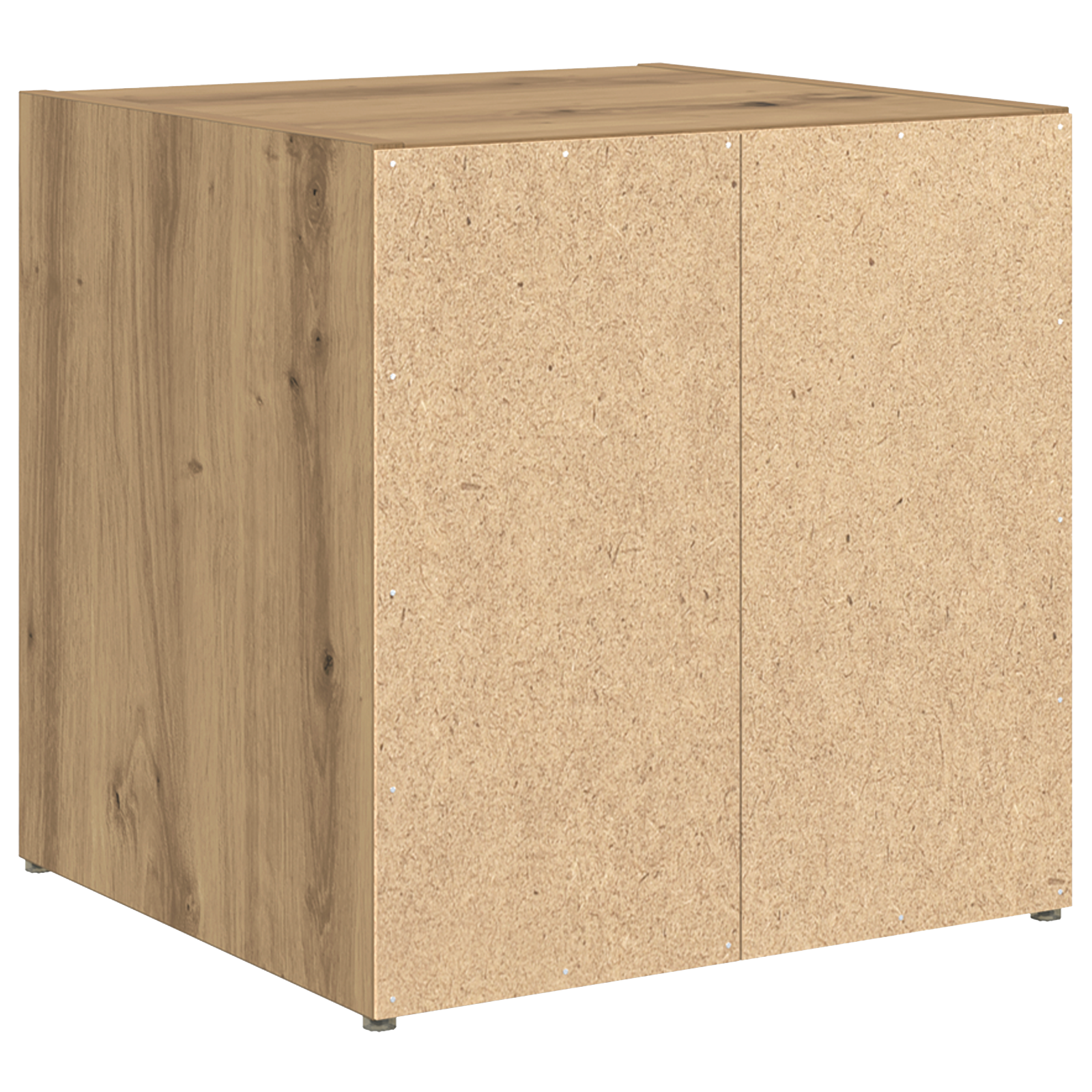 TV Kasten 4 stuks Massief Eiken 37x35x37 cm Bewerkt Hout