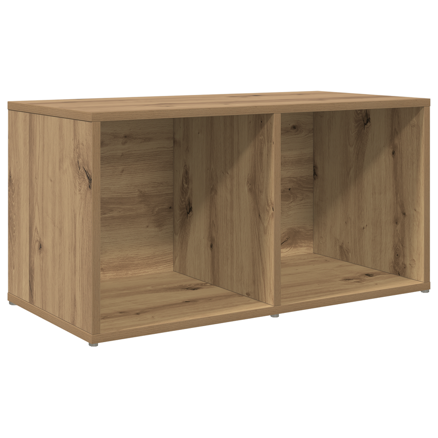 TV-kast met opslag artisanaal eikenkleurig Bewerkt hout