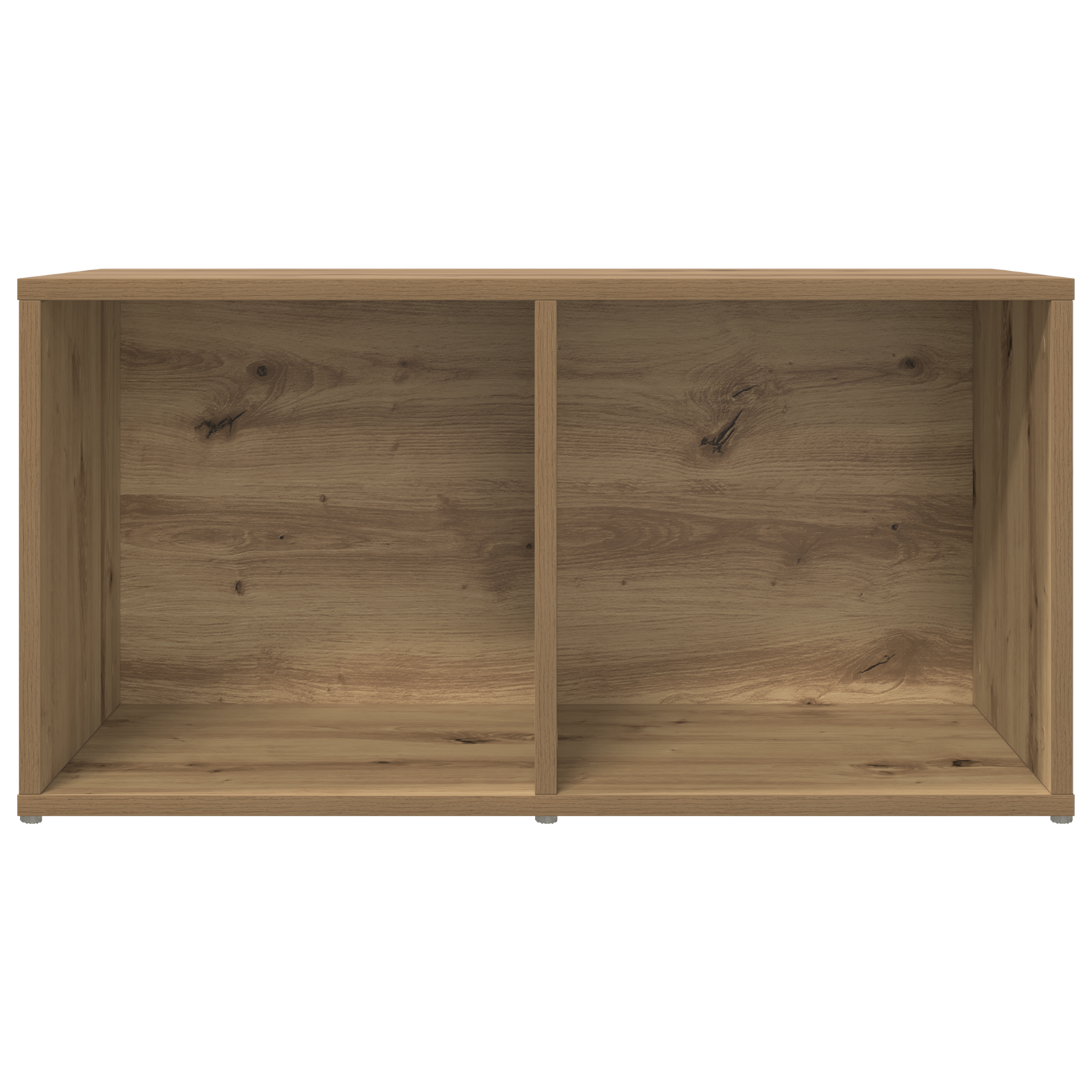 TV-kast met opslag artisanaal eikenkleurig Bewerkt hout