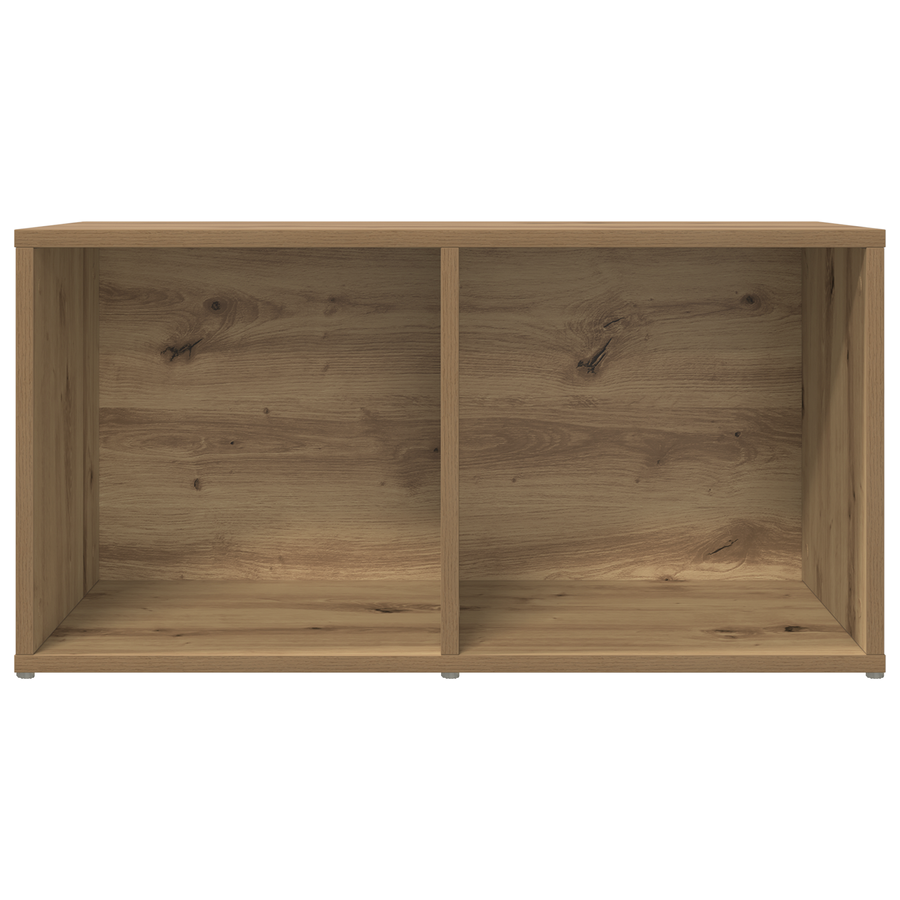 TV-kast met opslag artisanaal eikenkleurig Bewerkt hout