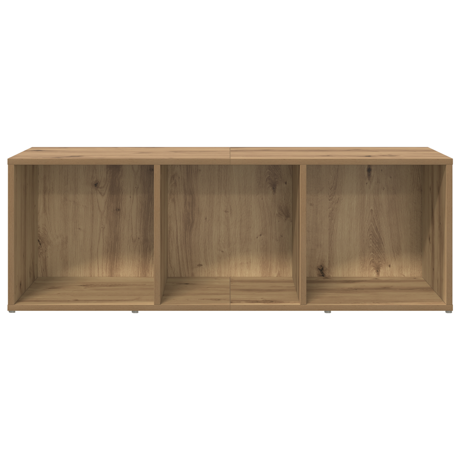 TV-kast met opslag artisanaal eikenkleurig Bewerkt hout