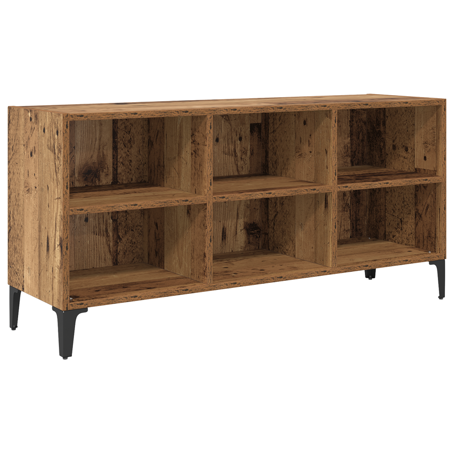 Oude Houten TV Stand Oude Hout Gefabriceerd hout, Metaal