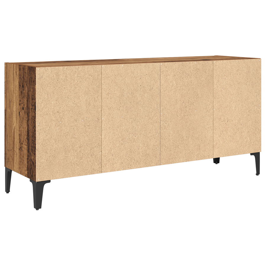 Oude Houten TV Stand Oude Hout Gefabriceerd hout, Metaal