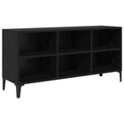 TV cabinet set Black 103.5 x 30 x 50 cm Engineered wood