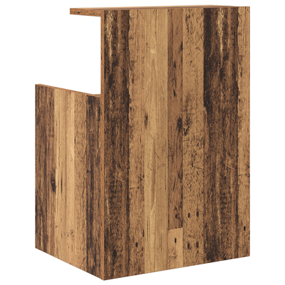 Bedkasten 2 stuks Oude Hout 40x35x60 cm Bewerkt Hout