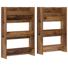 Schoenenkast 60x18x90 cm oud hout