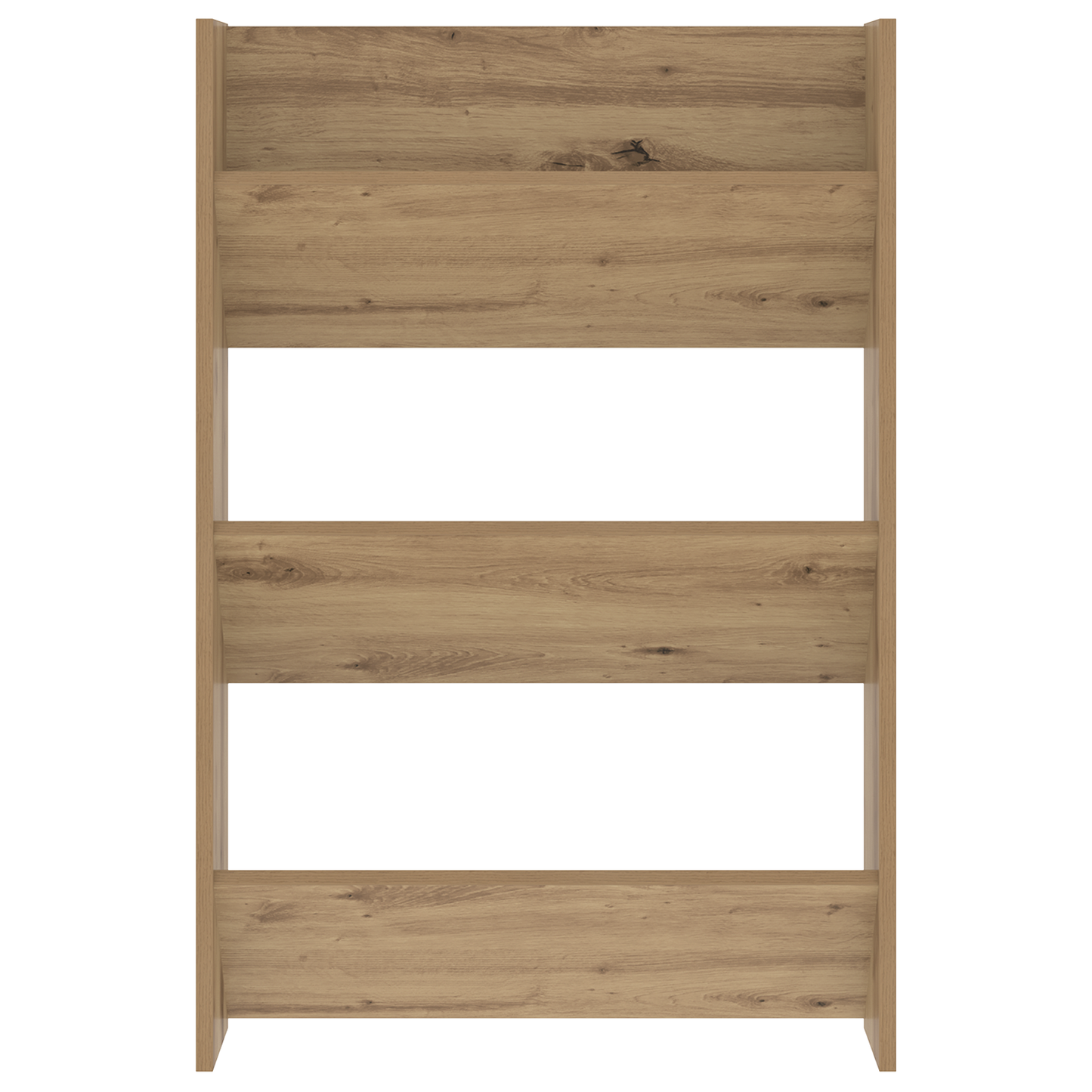 Wand Schoenenkasten met plank Anders met opslag 2 pcs artisanaal eikenkleurig
