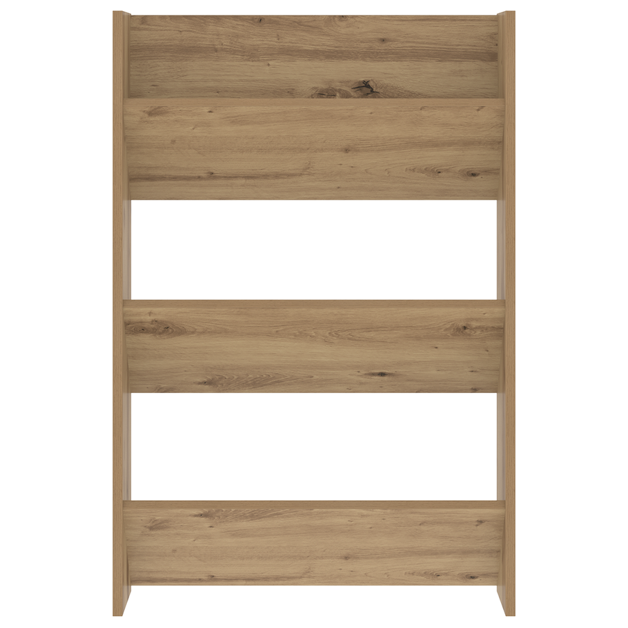 Wand Schoenenkasten met plank Anders met opslag 2 pcs artisanaal eikenkleurig
