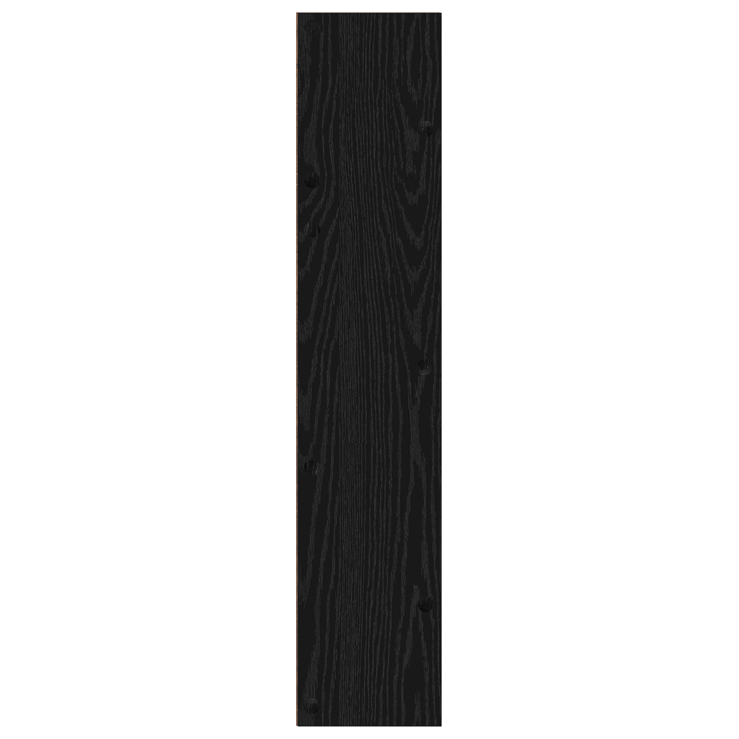 Wand Schoenenkasten Zwart eiken 60 x 18 x 60 cm Bewerkt hout