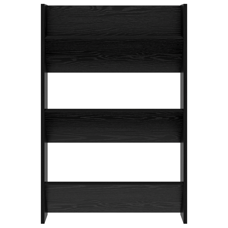 Wand Schoenenkasten met plank Anders 2 pcs Zwart eiken 60 x 18 x 60 cm