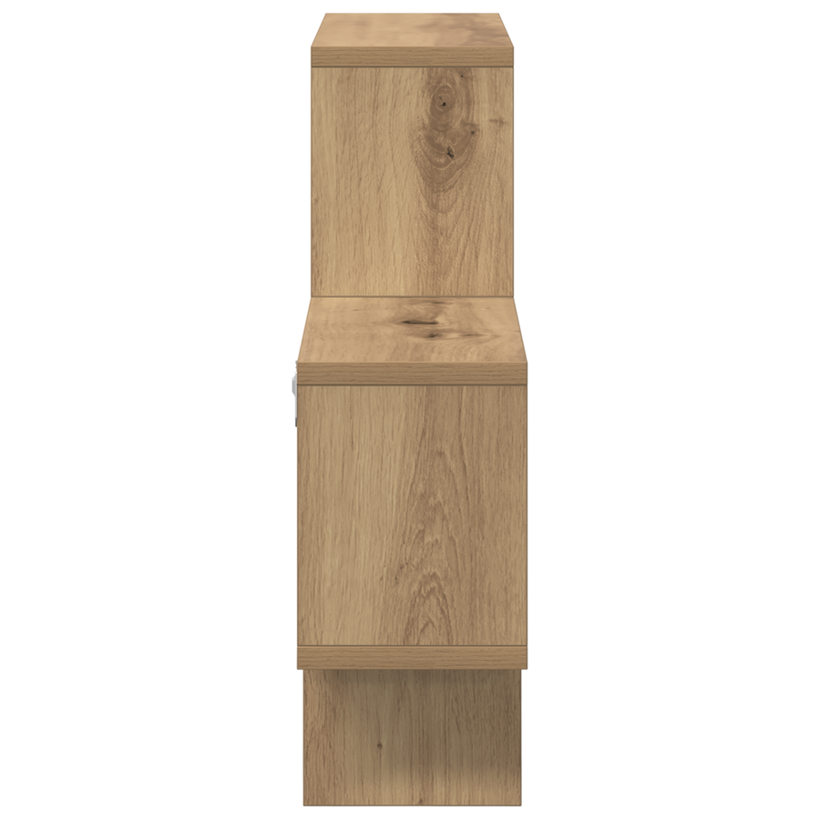Wandplank Ambachtelijk eiken 82 x 15 x 51 cm Bewerkt hout