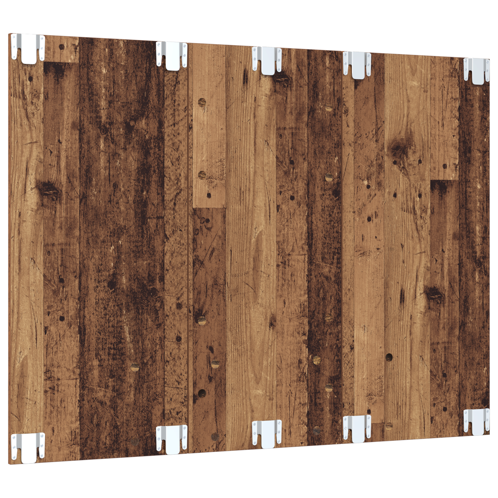 Wand TV Kast Oude hout 120 x 23.5 x 90 cm Bewerkt hout