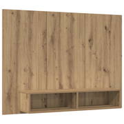 Tv-meubel 120x23.5x90 cm bewerkt hout bruin