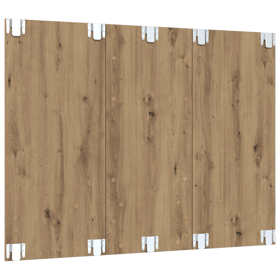Wand TV Kast Ambachtelijk eiken 120 x 23.5 x 90 cm Bewerkt hout