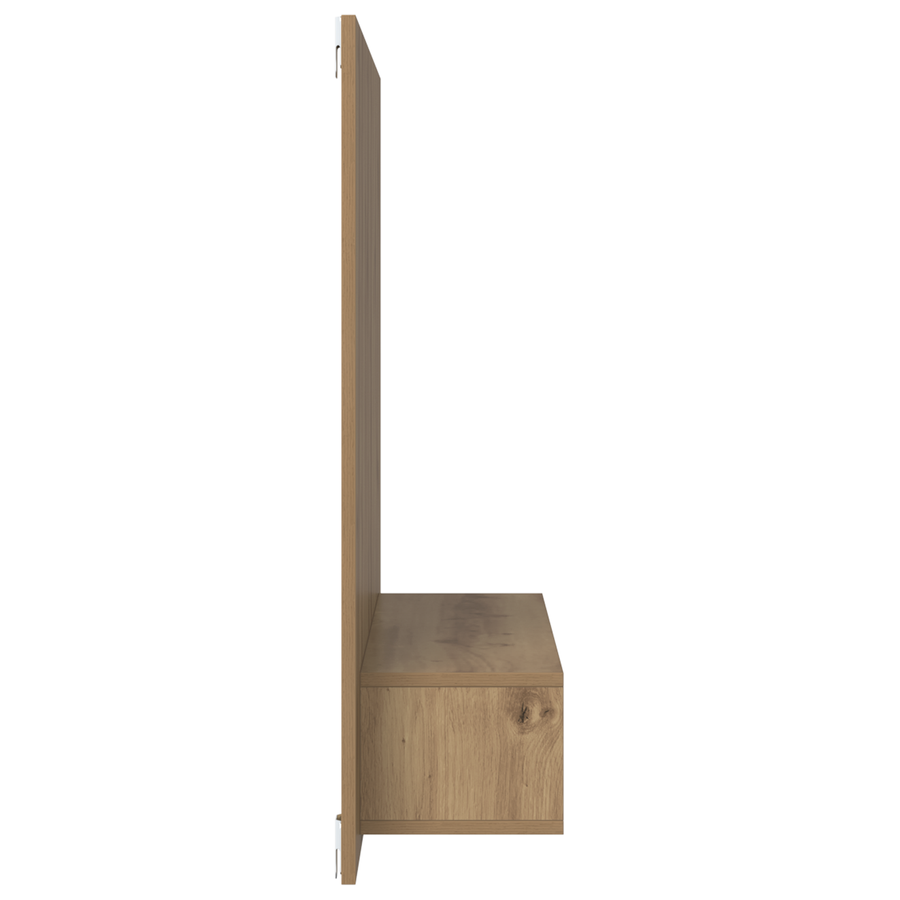 Wand TV Kast Ambachtelijk eiken 120 x 23.5 x 90 cm Bewerkt hout