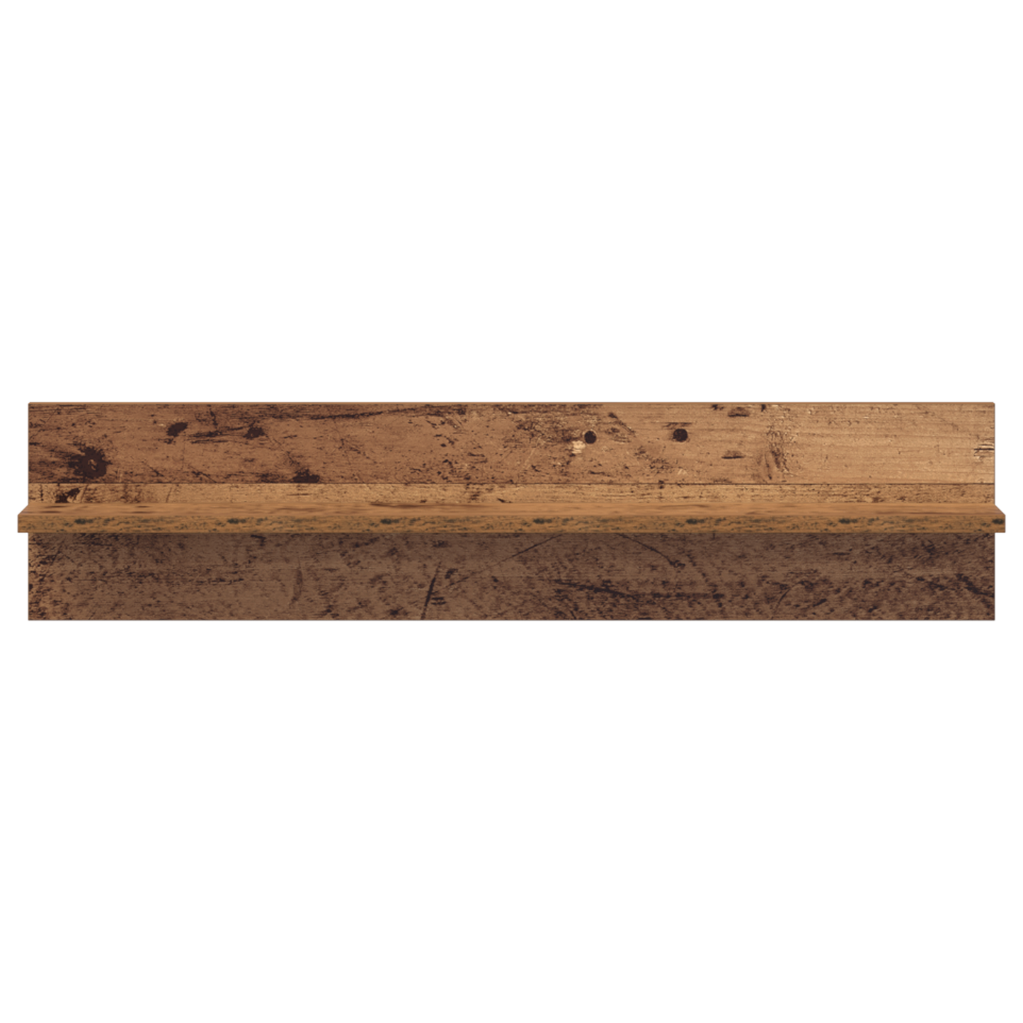 Wandplanken 2 pcs Oude hout 80 x 11.5 x 18 cm Bewerkt hout
