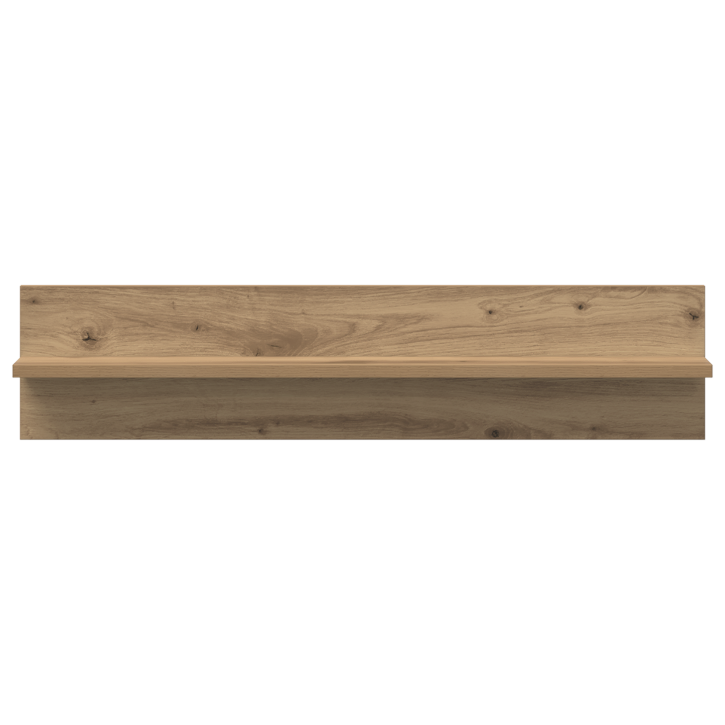Wandplanken 2 pcs Ambachtelijk eiken 80 x 11.5 x 18 cm