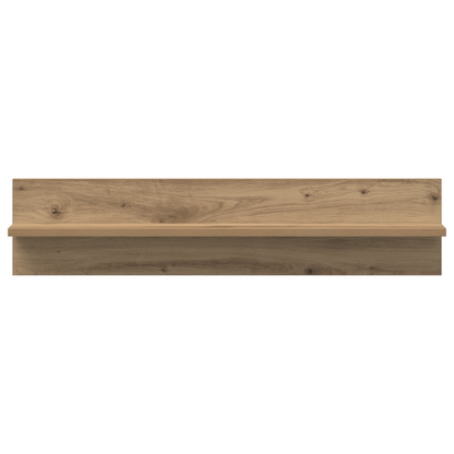 Wandplanken 2 pcs Ambachtelijk eiken 80 x 11.5 x 18 cm