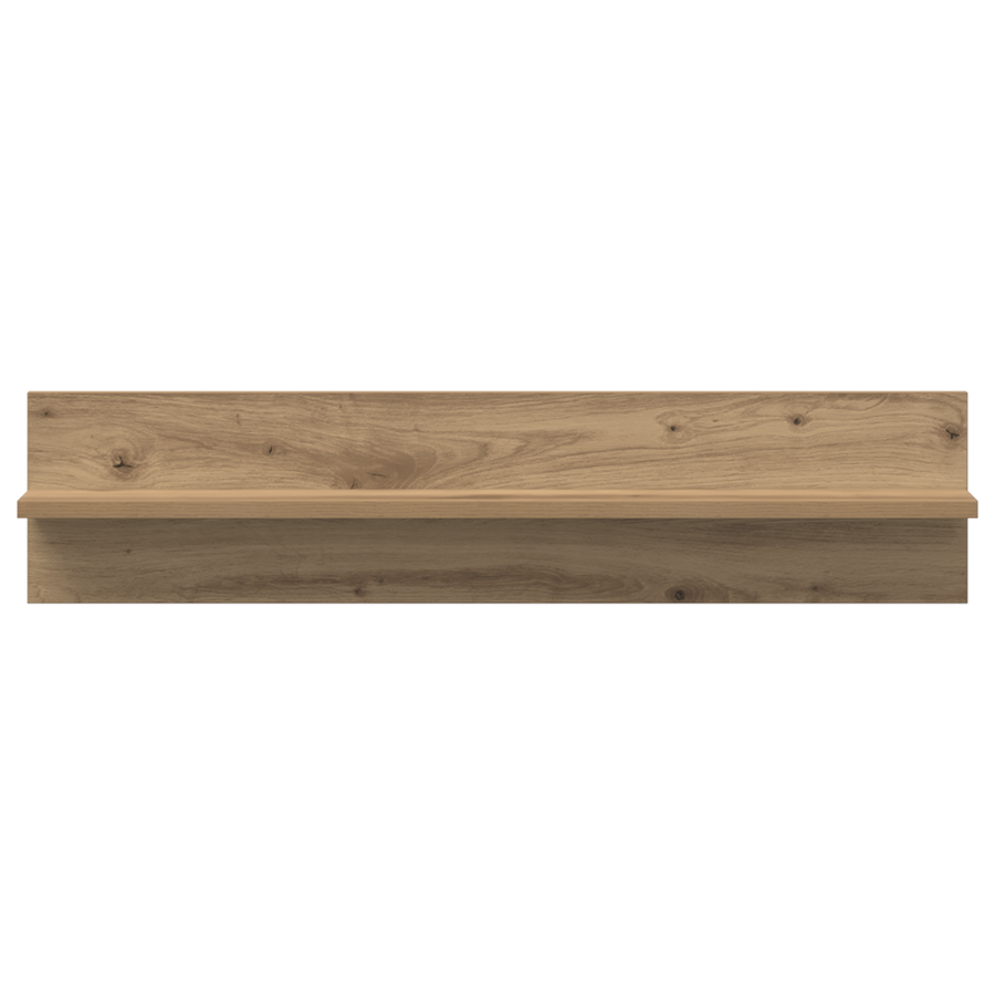 Wandplanken 2 pcs Ambachtelijk eiken 80 x 11.5 x 18 cm