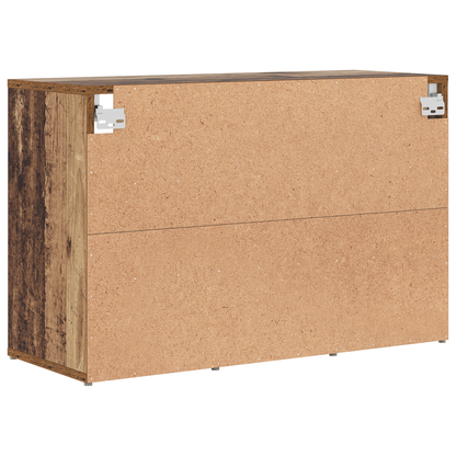 Schoenenkast met plank Oude hout 52.5 x 30 x 50 cm Bewerkt hout