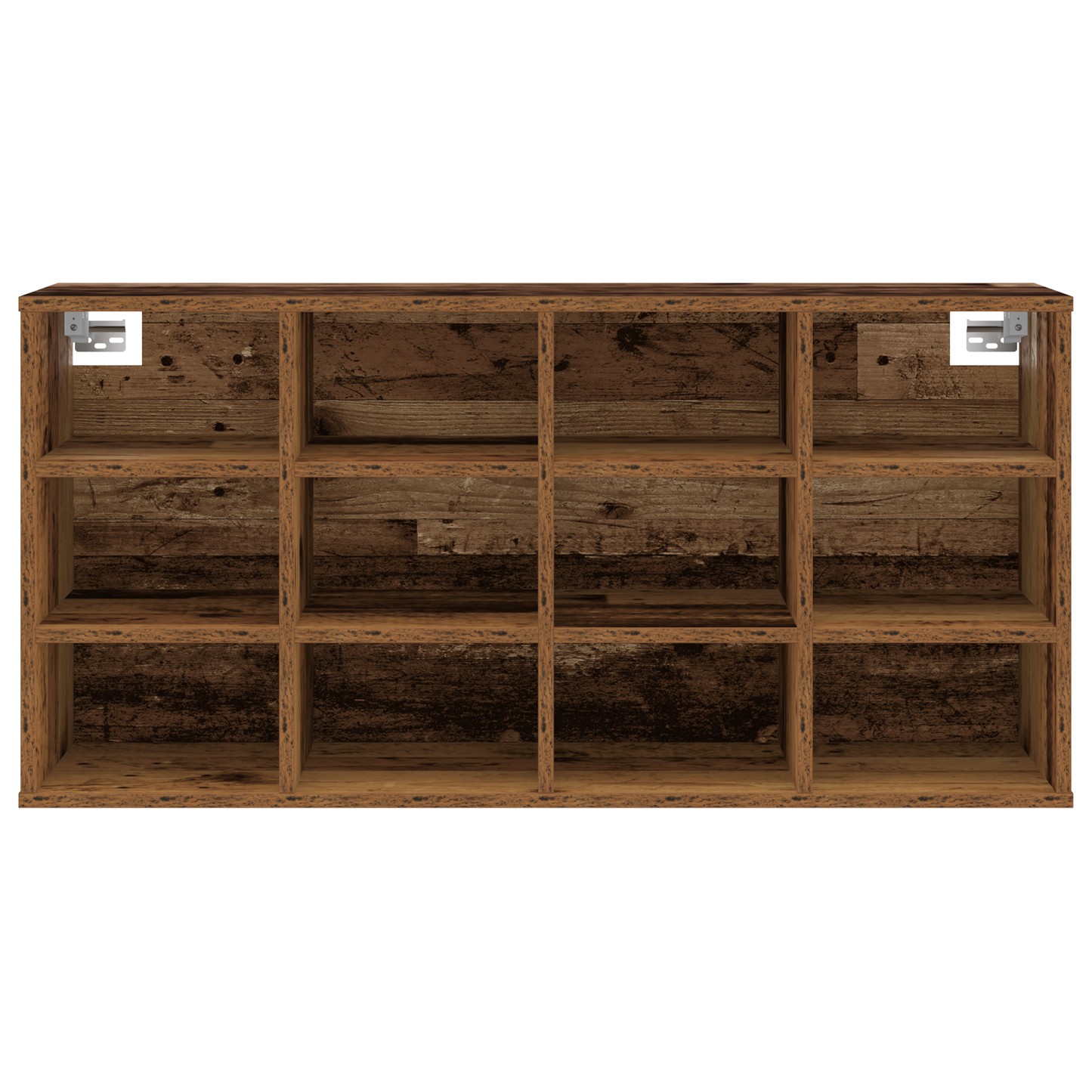 Schoenenkast met plank Oude hout 52.5 x 30 x 50 cm Bewerkt hout