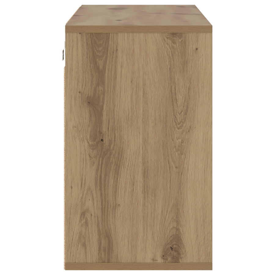 Schoenenkast Ambachtelijk eiken 103 x 30 x 51 cm Bewerkt hout