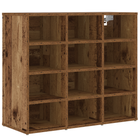 Schoenenkast 52.5x30x50 cm bewerkt hout bruin