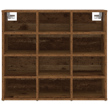 Schoenenkast met plank Oude hout 52.5 x 30 x 50 cm Bewerkt hout