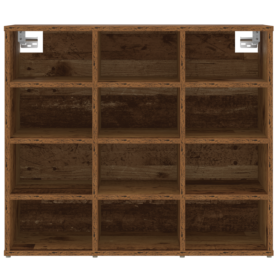 Schoenenkast met plank Oude hout 52.5 x 30 x 50 cm Bewerkt hout