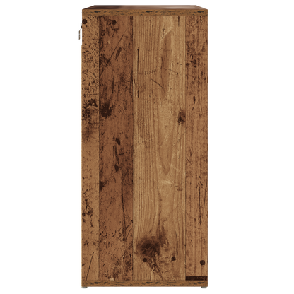Schoenenkast met plank Oude hout 52.5 x 30 x 50 cm Bewerkt hout
