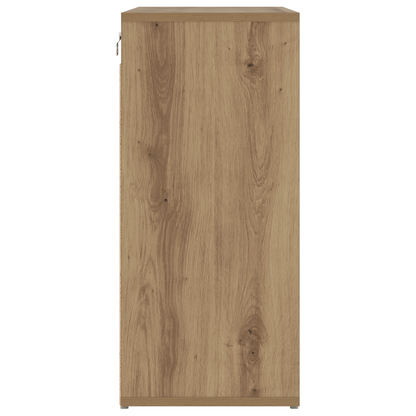 Schoenenkast Ambachtelijk eiken 52.5 x 30 x 50 cm Bewerkt hout