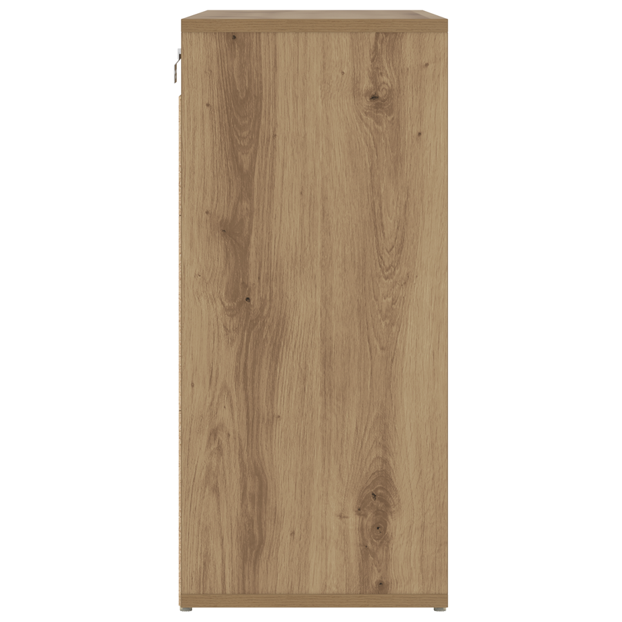 Schoenenkast Ambachtelijk eiken 52.5 x 30 x 50 cm Bewerkt hout