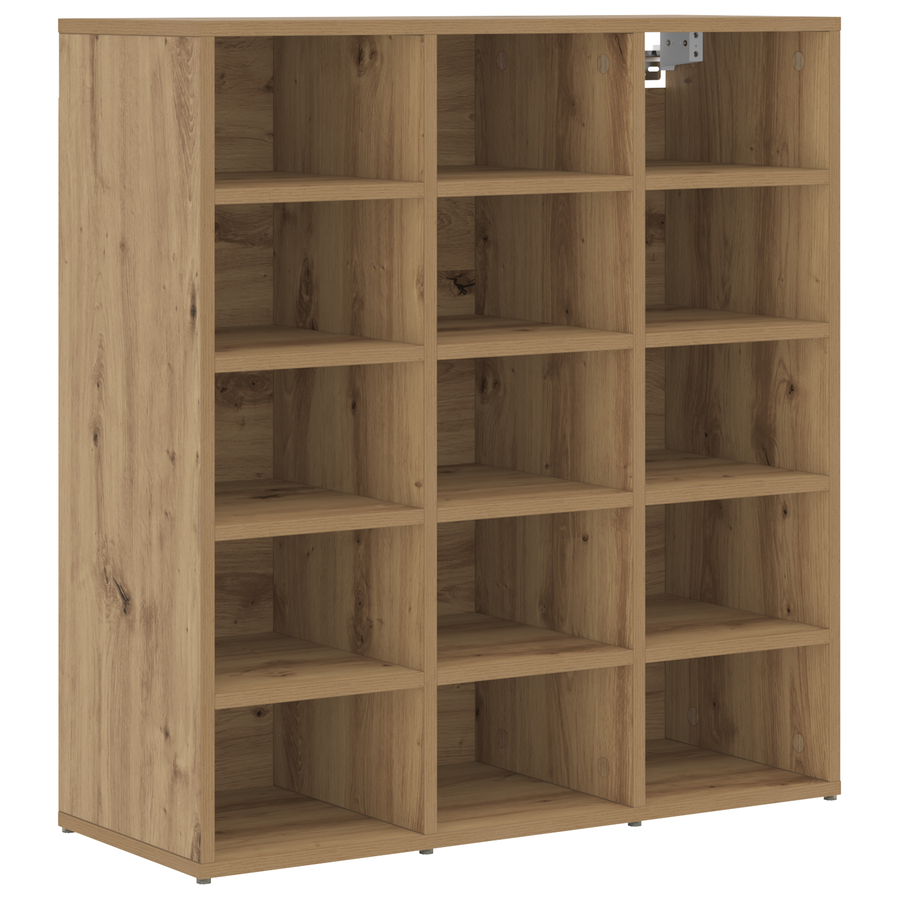 Schoenenkast Ambachtelijk eiken 52.5 x 30 x 50 cm Bewerkt hout