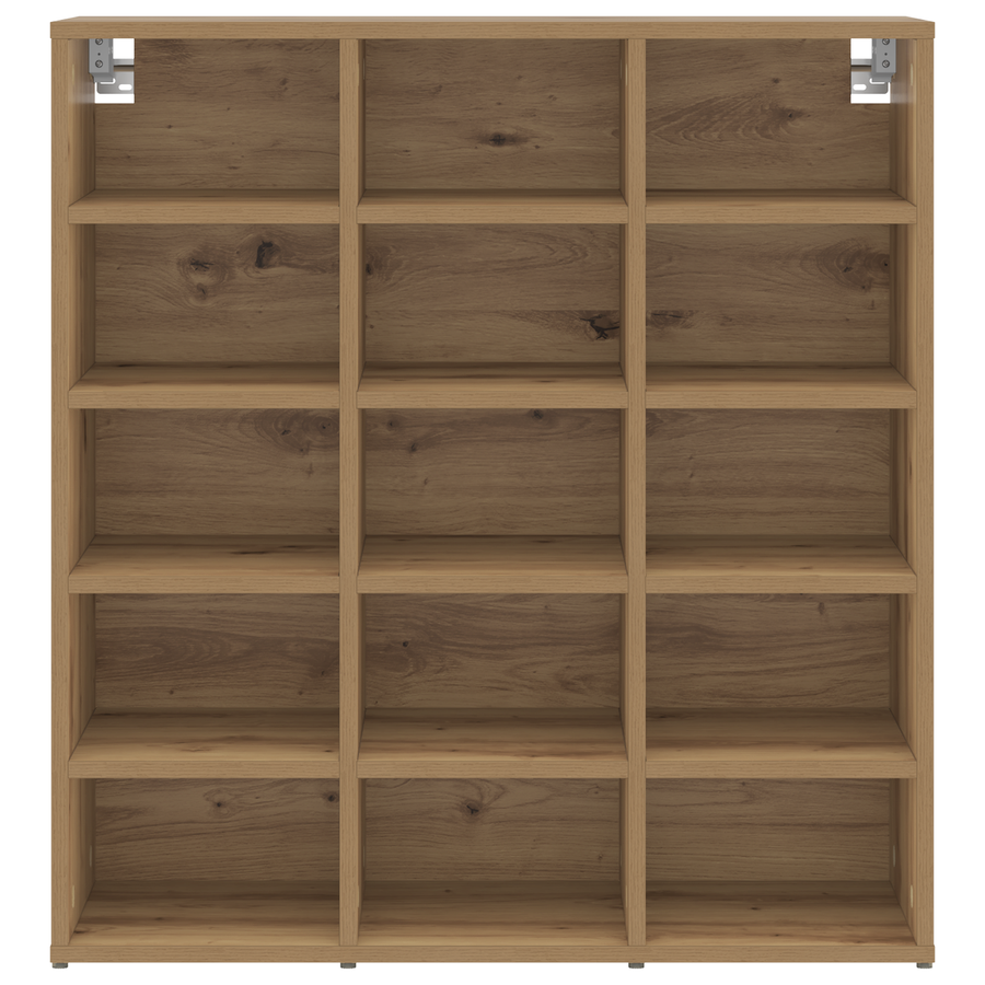 Schoenenkast Ambachtelijk eiken 52.5 x 30 x 50 cm Bewerkt hout