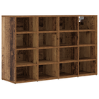 Schoenenkast 103x30x67 cm bewerkt hout