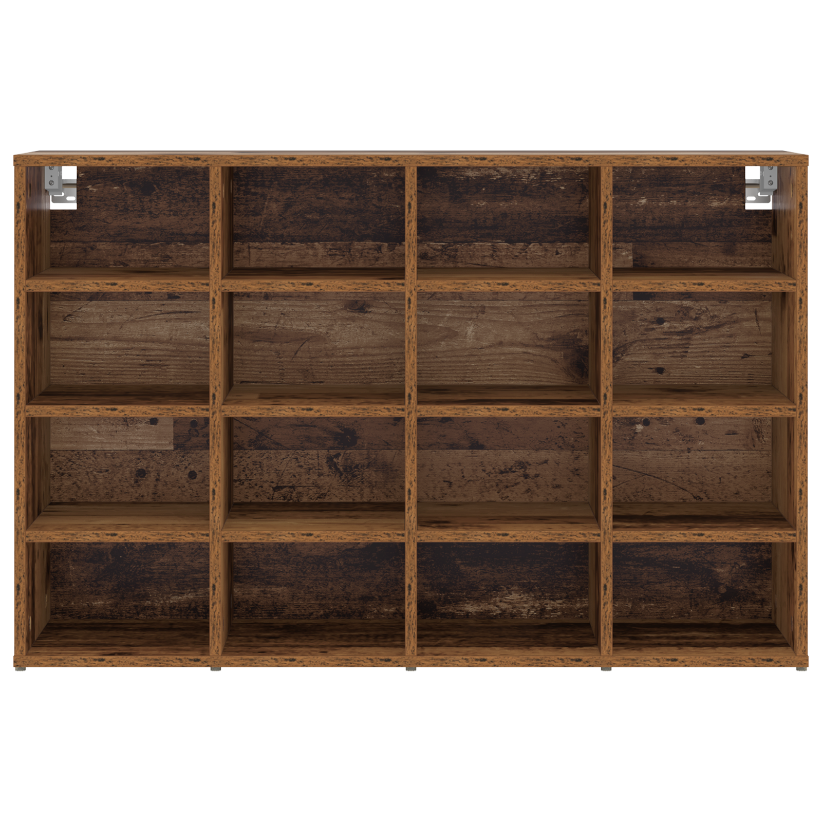 Schoenenkast met plank met opslag Oude hout 103 x 30 x 67 cm Bewerkt hout