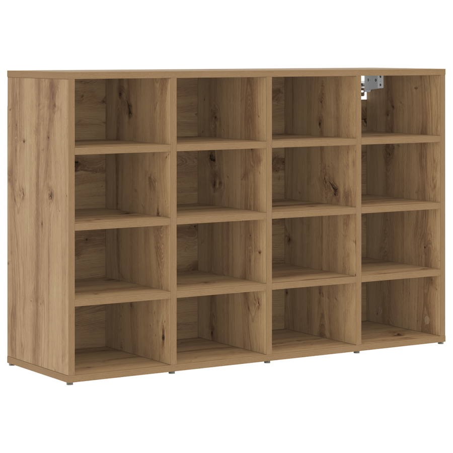 Schoenenkast Ambachtelijk eiken 52.5 x 30 x 50 cm Bewerkt hout
