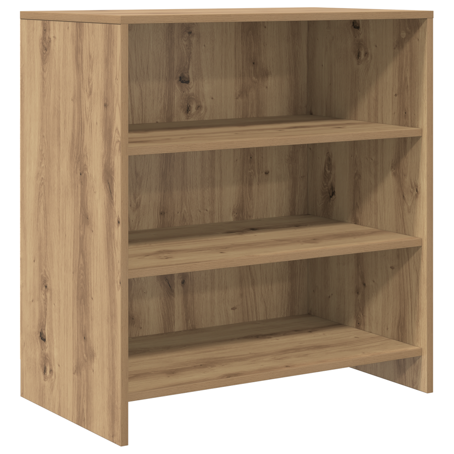 Sideboard Massief Eiken 70x41x75 cm Bewerkt Hout