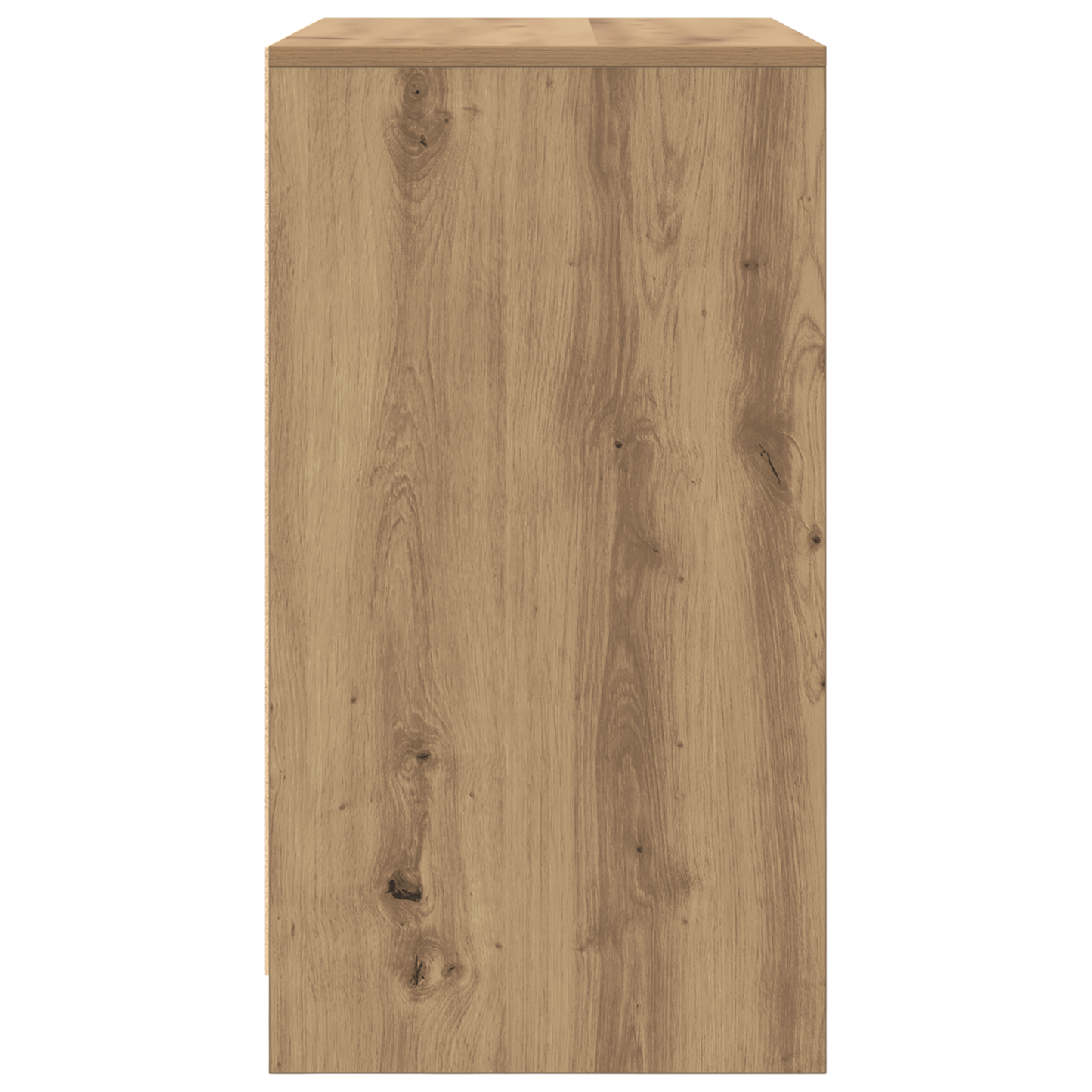 Sideboard Massief Eiken 70x41x75 cm Bewerkt Hout