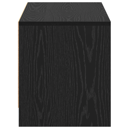 TV-stand Zwart eiken Bewerkt hout