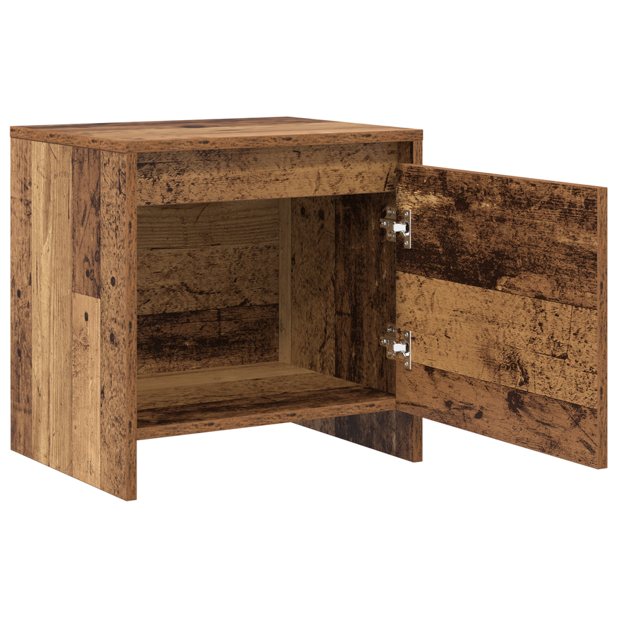 Nachtkastje Oud hout 45 x 34 x 44.5 cm Bewerkt hout